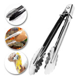 Pegador Aço Inox P Carne Salada Pão Gelo Fritura Macarrão