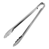Pegador Alimentos Inox Pinça Profissional Grande Longo 40cm