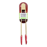 Pegador De Massas Em Bambu Com Ponteira Em Silicone