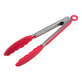 Pegador De Silicone Pinça Universal Salada Carne Multiuso