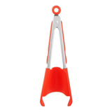 Pegador Espátula Apoio Smart Silicone Legumes Churras Salada