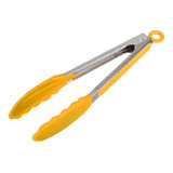 Pegador Inox Com Ponta Em Silicone 23cm Weck Preto