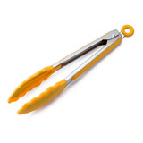 Pegador Inox Com Ponta Em Silicone Amarelo 23cm Weck