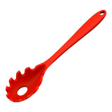 Pegador Massas Macarrão Arroz Cozinha Silicone Madeira 29cm