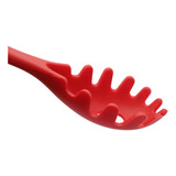 Pegador Multiuso Macarrão Massa Arredondado 28cm Silicone