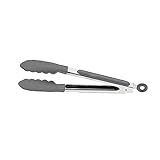 Pegador Multiuso Tramontina Molde Em Silicone Cinza E Aço Inox 29 Cm 25817160
