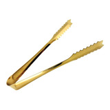 Pegador P gelo Aco Inox Dourado