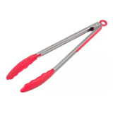 Pegador Pinça Com Ponta Em Silicone 30cm Inox Weck Cozinha