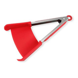 Pegador Silicone Churrasco Salada Cozinha Pinça Culinária