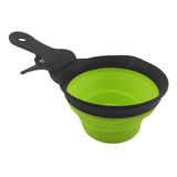 Pegador Silicone Retrátil Grãos Ração Pet C Clipe Prendedor