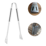 Pegador Universal Longo 33cm Profissional Churrasco Aço Inox
