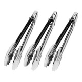 Pegador Universal Salada Massas Pão Gelo Inox Kit 3 Peças