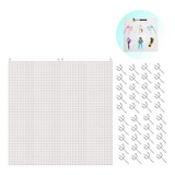 Pegboard Chapa Eucatex Perfurado Painel 40 Gancho 120x120