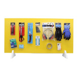 Pegboard Perfurado Eucatex 120x61cm 2 Suporte Branco Promo