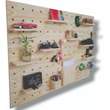 Pegboard Pinus Painel   Sob