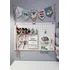 Pegboard Quadro Decorativo Branco Painel Perfurado Furadinho