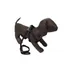 Peitoral Com Guia Estampada São Pet Preto N  02