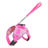 Peitoral Para Cachorro Porte Médio E Grande Confortável Cor Rosa Tamanho Da Coleira M Império Do Pet
