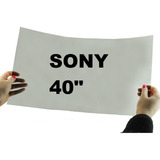 Película 40 Polarizada P Tvs Sony Todos Modelos Brinde