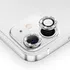 Película Câmera Strass Brilho Para iPhone 11   12   12 Mini