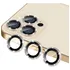Pelicula Camera Strass Dourado P/ iPhone 16 Pro / 16 Pro Max
