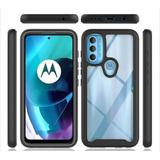 Pelicula + Capa Anti Choque Compatível Com Motorola Moto G60