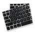 Película De Teclado P/ Macbook Pro 13 Drive Cd/dvd A1278 Cor Preto Com Letras Brancas