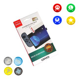 Película De Vidro Para Switch 9h 8 Grips Mario E Zelda