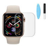 Pelicula Para Relógio Apple Watch Uv 9h Vidro C  Borda Curva