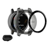 Pelicula Para Vivoactive 4 45mm Music Capinha E Tampa Usb