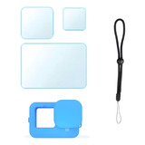 Película Protetora Capa Silicone P Gopro 9 10 11 12 Black