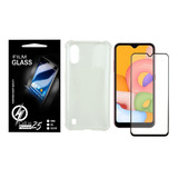 Película Vidro 3d Capa Anti Impacto P Galaxy A01 5 7 A015