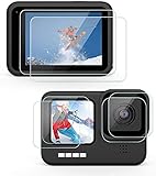 Películas De Vidro Premium Compatível Com GoPro Hero 9 Black Hero 10 Black   Kit Aplicação