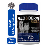 Pelo E Derme Gold Vetnil 60 Comp Suplemento Vitamínico Pet