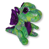 Pelúcia 16cm Beanie Boos Dragão Verde Cinder Coleção Toyng