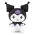 Pelúcia 25cm Kuromi Sanrio Hello Kitty My Melody Cor Branco Preto E Roxo