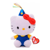 Pelúcia Beanie Buddies Hello Kitty Azul