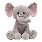 Pelúcia Bebê Hipoalergênico Safari Elefante Leão Panda 25 Cm