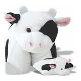 Pelúcia Bichinho Travesseiro Vaca Vaquinha Soft Toys