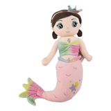 Pelucia Boneca Sereia 43cm