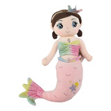 Pelucia Boneca Sereia 43cm