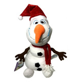 Pelúcia Boneco De Neve Olaf Papai Noel Natal Frozen Disney