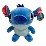 Pelúcia Boneco Lilo E Stitch Disney 20cm Antialérgico Toys Cor Azul