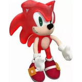 Pelúcia Boneco Ouriço Fofinho Coleção Turma Sonic Vermelho