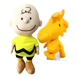 Pelúcia Charlie Brown E Woodstock Amigo Unissex Antialérgico