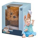 Pelúcia De Cachorro Latindo Andando  Cachorrinho De Pelúcia Interativo  Filhote De Cachorro De Brinquedo Interativo Robô De Pelúcia Fofo  Cachorro De Pelúcia Interativo Que Anda  Late E Abana O Rabo 