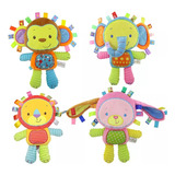 Pelúcia Educativo Chocalho Sensorial Macaco Happy Monkey