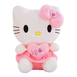 Pelúcia Hello Kitty Com Coração 20cm Fofa Importada