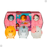 Pelúcia Infantil Gabbys Dollhouse 3 Hamsters 3914 Sunny