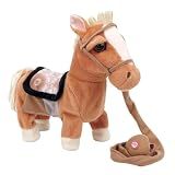 Pelúcia Interativa Cavalo 25 Cm Com Som   Caa Toys Sortido